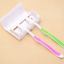 Dispenser para pasta e escova de dente