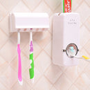 Dispenser para pasta e escova de dente