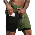 Shorts 2 Em 1 - Dry Fit E Térmico De Compressão