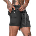 Shorts 2 Em 1 - Dry Fit E Térmico De Compressão