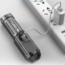 Lanterna Portátil LED Recarregável de Alta Potência com zoom