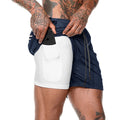 Shorts 2 Em 1 - Dry Fit E Térmico De Compressão