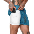 Shorts 2 Em 1 - Dry Fit E Térmico De Compressão