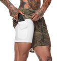 Shorts 2 Em 1 - Dry Fit E Térmico De Compressão
