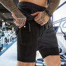 Shorts 2 Em 1 - Dry Fit E Térmico De Compressão