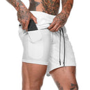 Shorts 2 Em 1 - Dry Fit E Térmico De Compressão