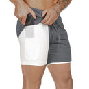 Shorts 2 Em 1 - Dry Fit E Térmico De Compressão