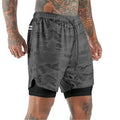 Shorts 2 Em 1 - Dry Fit E Térmico De Compressão