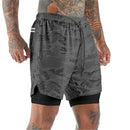 Shorts 2 Em 1 - Dry Fit E Térmico De Compressão