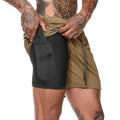 Shorts 2 Em 1 - Dry Fit E Térmico De Compressão